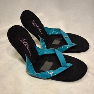 Sidekicks Foldable Sandals  Turquoise Small 5-6.5